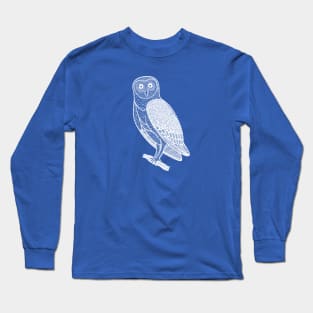 Barn Owl - hand drawn owl design Long Sleeve T-Shirt